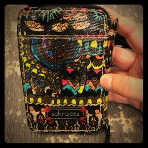Sakroots Smartphone Wristlet Crossbody Wallet